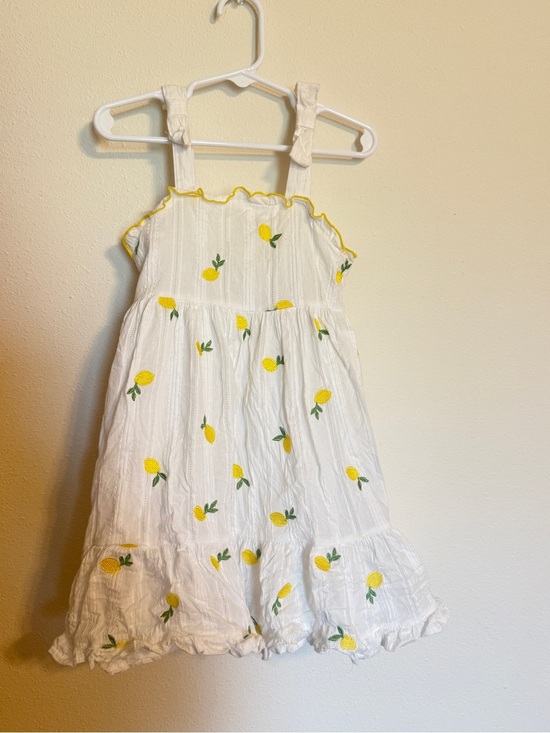Flapdoodles Other - 3t White Girls' Lemon Print Sundress